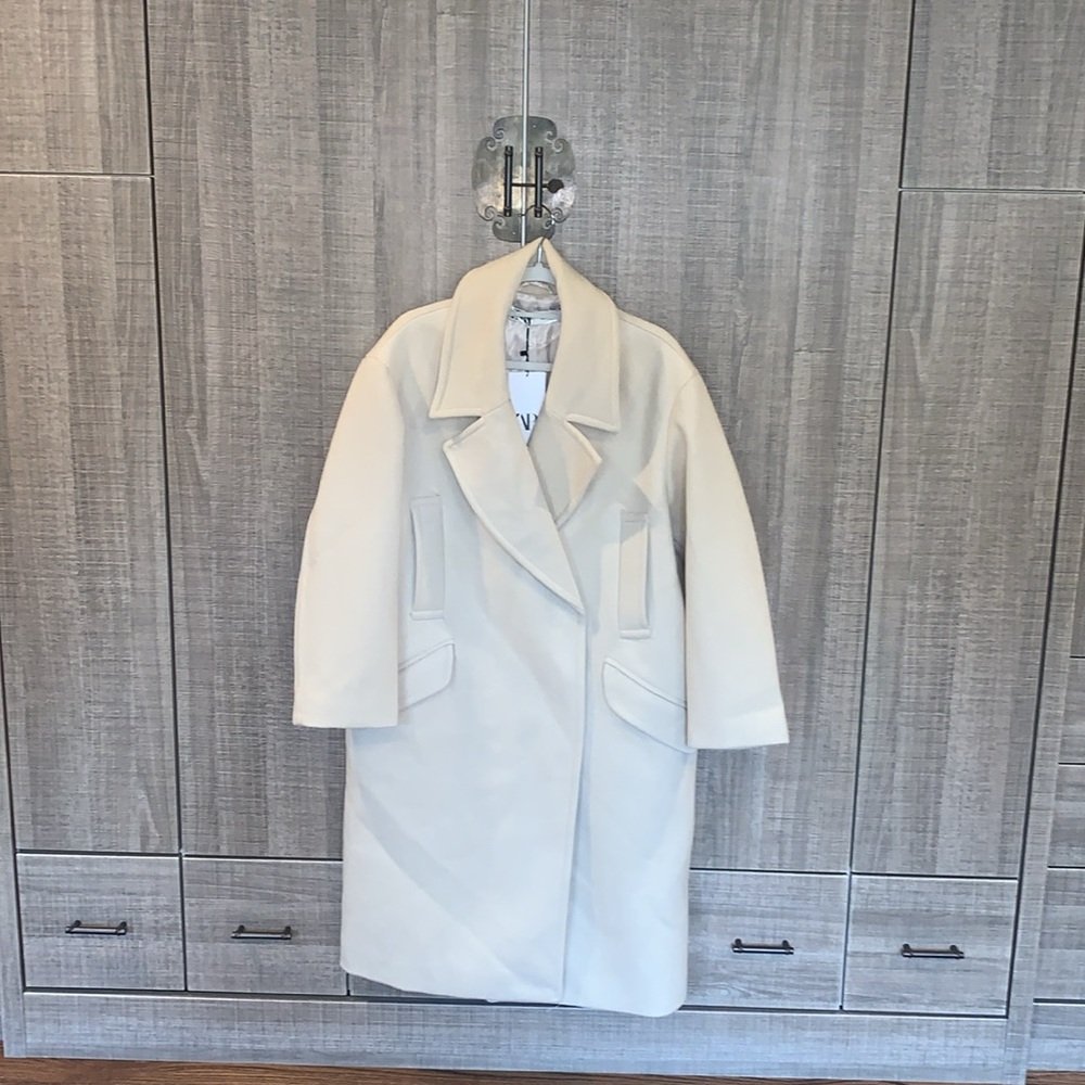 Zara Oversized With Pockets Coat‎ - Picture 12 of 17